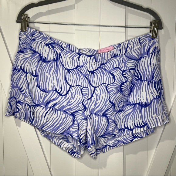 Lilly Pulitzer Sonya Tank Top and Shorts Lilac Fringe Set - Size 10 - Picture 7 of 10